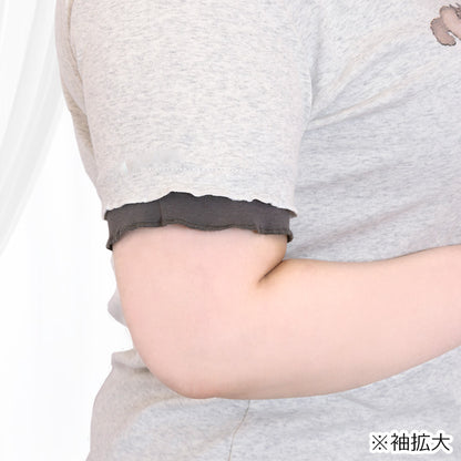ねこさんの女児風Tシャツ（3L/4L/5L）/Taberunosky（タベルノスキー）
