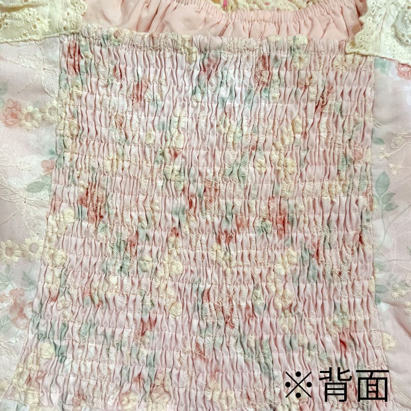 Sweet Bouquet Cotton Flared Long Dress (L/LL/3L/4L/5L)