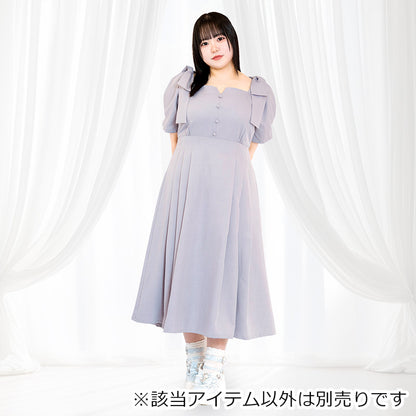 シュガーブルーボンボン・リボンワンピース（3L/4L/5L/6L）/Taberunosky（タベルノスキー）