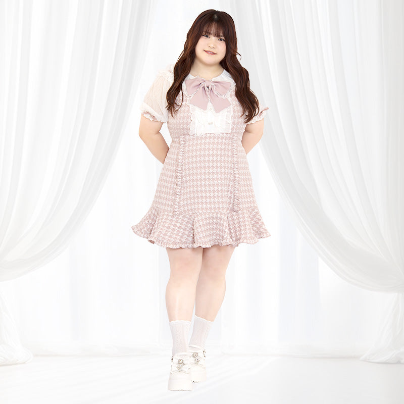 Sophisticated Houndstooth Flare Dress You Can Buy Online