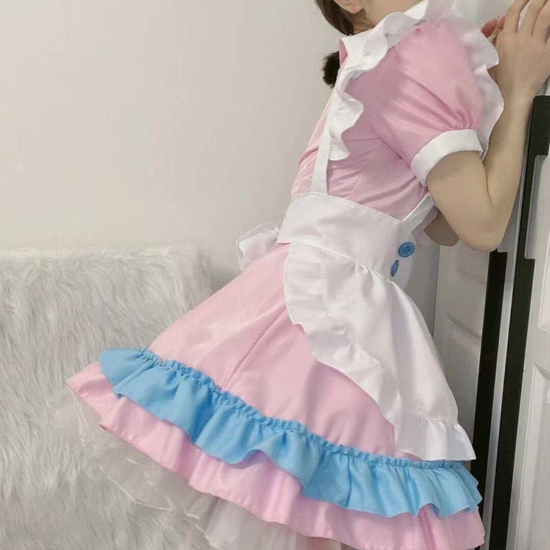 大きいサイズレディーストゥインクル肉球メイド服ワンピ―ス (2L/3L/4L/5L/6L)/大きいサイズ/コスプレ/ハロウィン