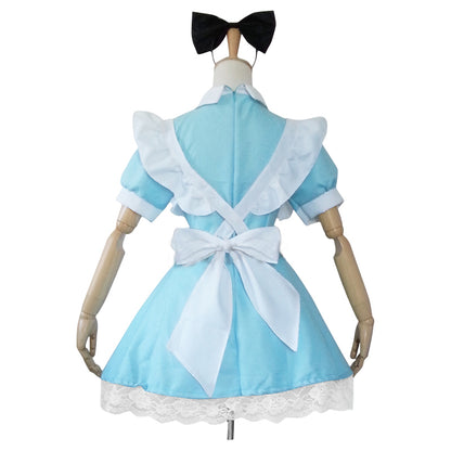大きいサイズレディースクラシカルロリータメイド服ワンピ―ス (2L/3L/4L/5L/6L)/大きいサイズ/コスプレ/ハロウィン