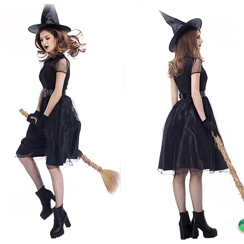 大きいサイズレディース魔女マジョワンピ―ス (2L/3L/4L)/大きいサイズ/コスプレ/ハロウィン