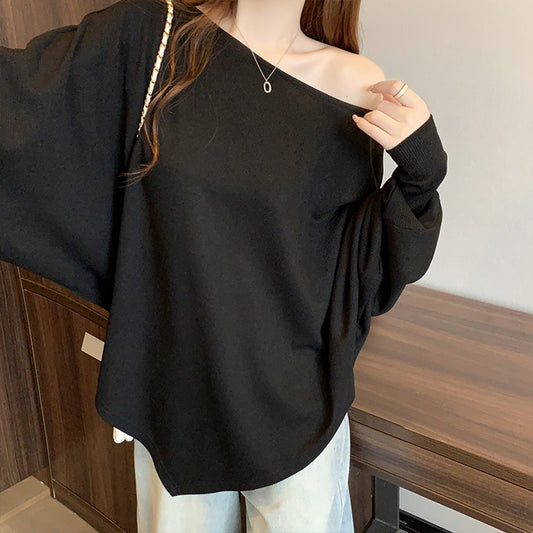 とろみドルマンニットトップス(L/LL/3L/4L/5L)