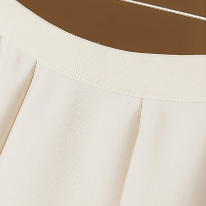 クラシックラインのリボンロングスカート(L/LL/3L/4L/5L)