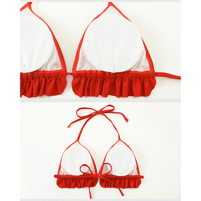 水彩フラワーの透け感リゾート水着セット(LL/3L/4L/5L/6L)