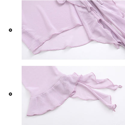 月花しずくのシフォンキャミワンピースセットアップ(LL/3L/4L/5L/6L)
