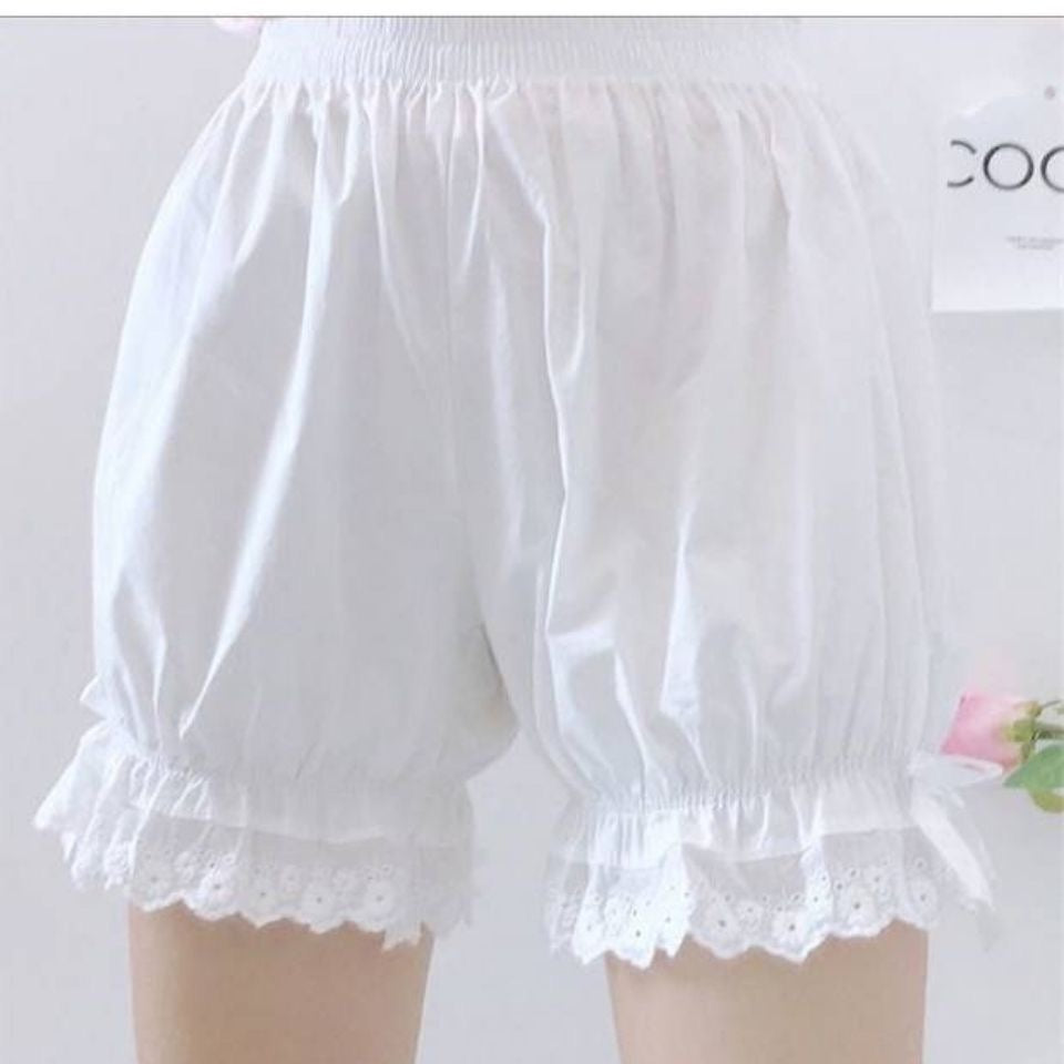 Embroidered lace hem, visible petticoat pants, chafing prevention (2L/3L/4L/5L) / Plus size innerwear