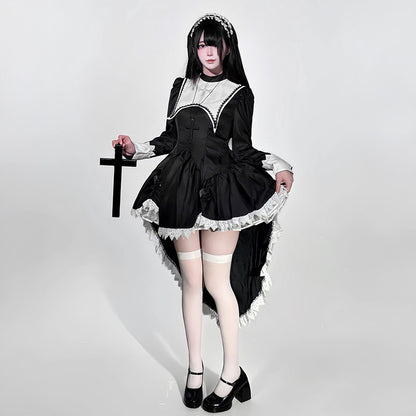 ミステリアスゴシック・シスターハロウィンワンピース(M/L/LL/3L/4L/5L/6L)