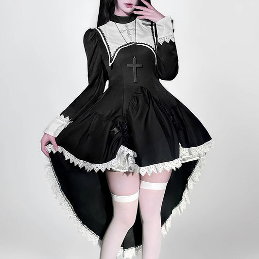 ミステリアスゴシック・シスターハロウィンワンピース(M/L/LL/3L/4L/5L/6L)