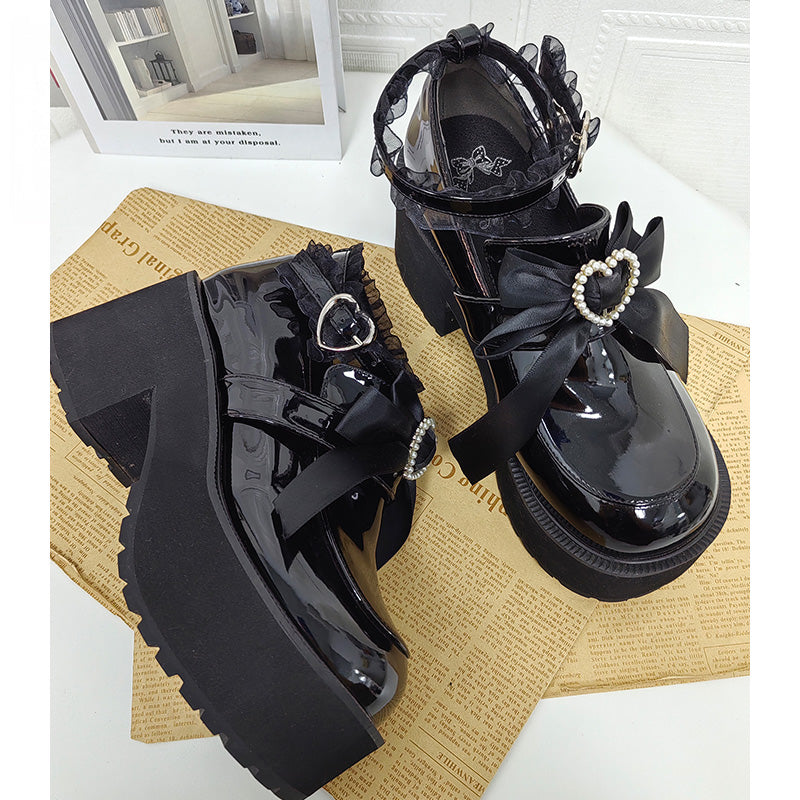 AngelicPretty お散歩リボンシューズ　黒　L 商品一覧ページ