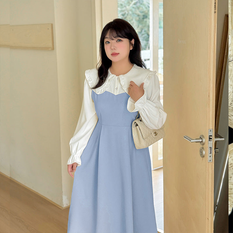 French Girly Flare Dress (LL/3L/4L/5L)