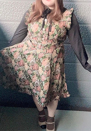 身長150cm以下の時のワンピースの着丈100cm