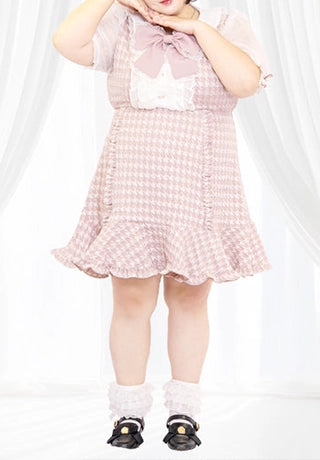 身長151cm-155cmの時のワンピースの着丈93cm