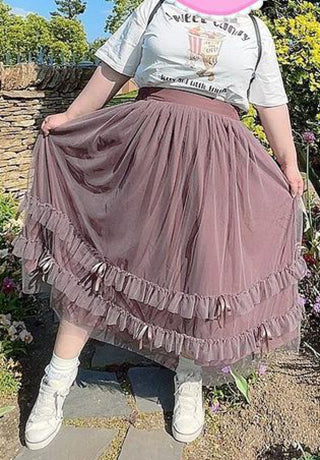 身長151cm-155cmの時のスカートの着丈83cm