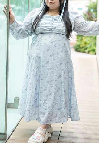 身長156cm-160cmの時のワンピースの着丈127cm