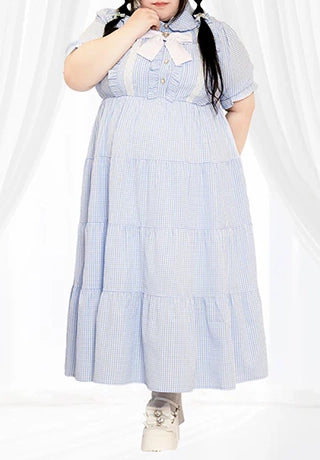 身長156cm-160cmの時のワンピースの着丈128cm