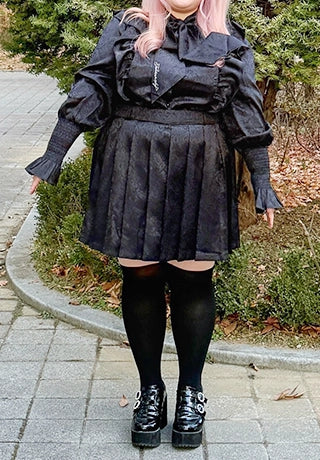 身長156cm-160cmの時のスカートの着丈47cm