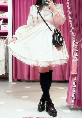 身長166cm-170cmの時のワンピースの着丈92cm