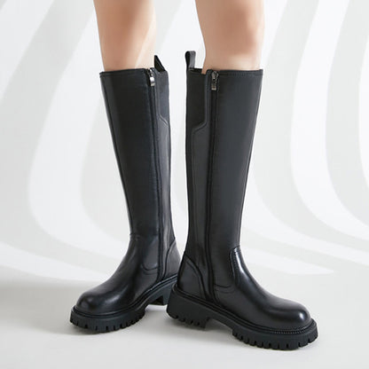 【ふくらはぎゆったり50~58cm】ブラックムーン・エクステンドフィットブーツ(ふくらはぎ大きいサイズ)