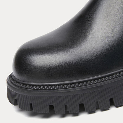 【ふくらはぎゆったり50~58cm】ブラックムーン・エクステンドフィットブーツ(ふくらはぎ大きいサイズ)