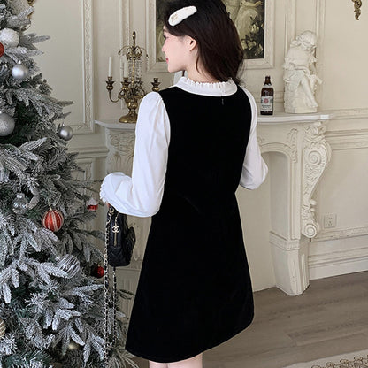 【選べる丈】スノークラシック・ワンピース(L/LL/3L/4L/5L)