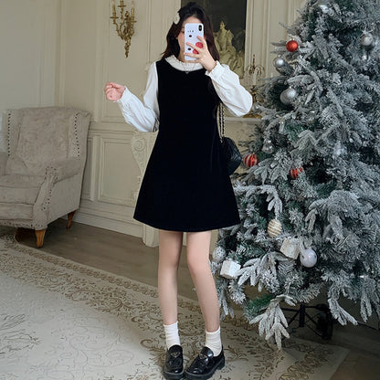 【選べる丈】スノークラシック・ワンピース(L/LL/3L/4L/5L)