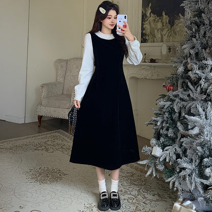 【選べる丈】スノークラシック・ワンピース(L/LL/3L/4L/5L)