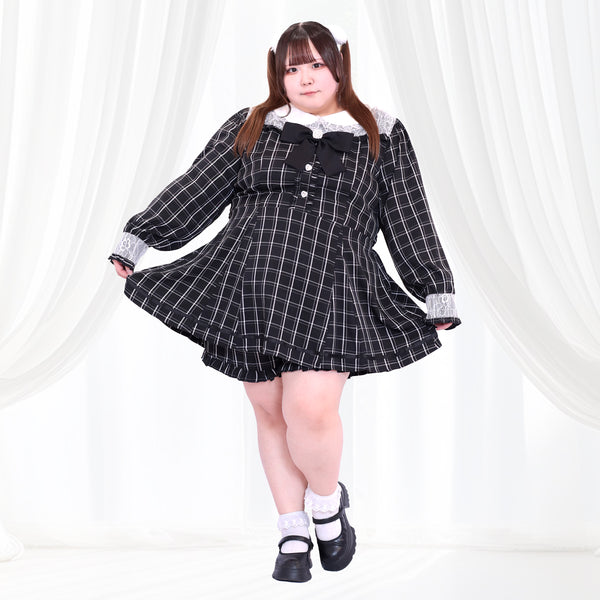 王道地雷ちゃんの長袖セットアップ(3L/4L/5L/6L)/Taberunosky（タベルノスキー）