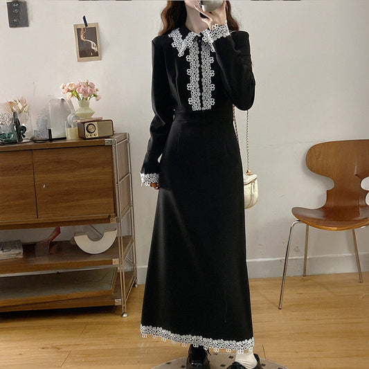 [Selectable Length] Classic Lace Dress (L/LL/3L/4L/5L)
