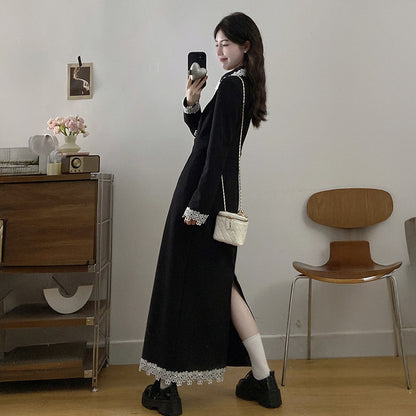 【選べる丈】クラシックレースワンピース(L/LL/3L/4L/5L)