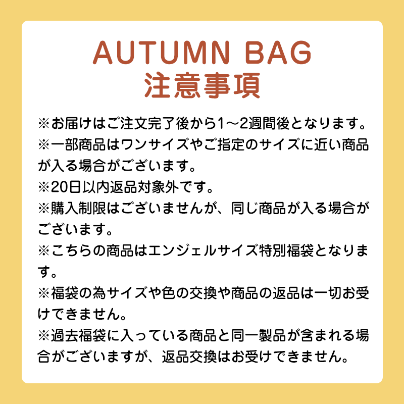 大きいサイズ レディース 【オンライン限定福袋】Angelsize 秋の福袋 プラスサイズ29999円