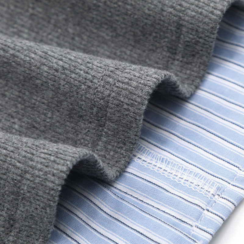 大きいサイズ レディース 知的ガーリーリボン襟レイヤードトップス(LL/3L/4L/5L/6L)