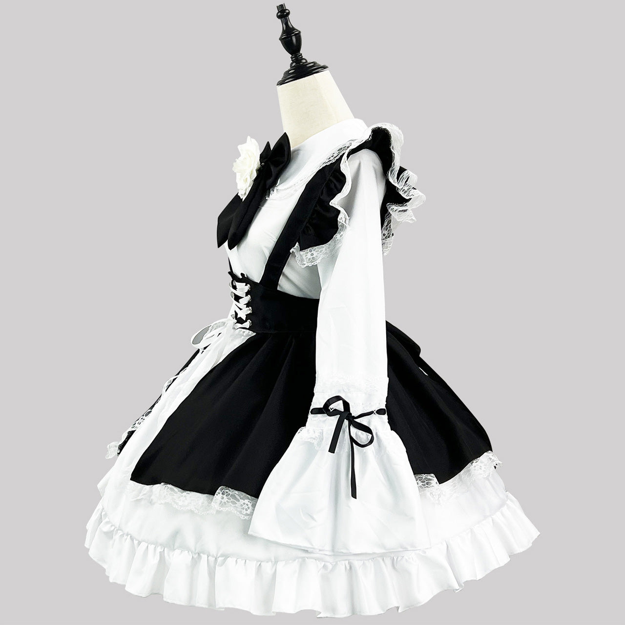 大きいサイズ レディース Black Pretty Maid Dress (M/L/2L/3L/4L/5L) / Plus Sizes / Cosplay / Halloween
