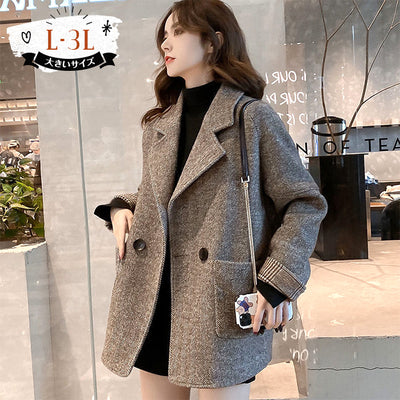 エフォートレスチェック・コート(L/LL/3L)