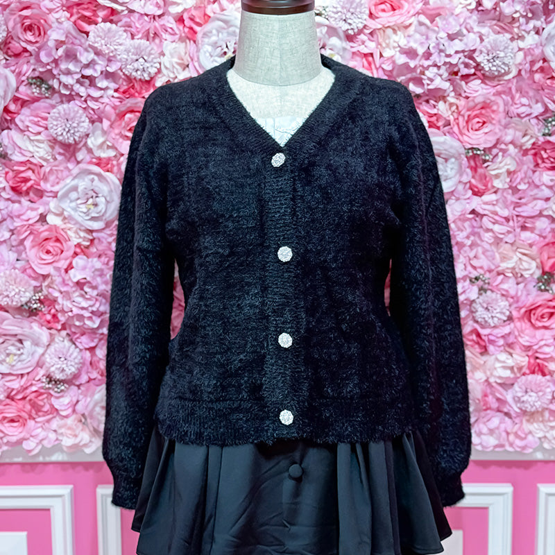 大きいサイズ レディース 月明りのシャギーニット・ふわもちカーディガン（3L-4L/5L-6L）/Taberunosky（タベルノスキー）