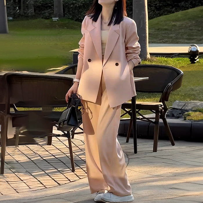 大きいサイズ レディース しなやか美人ライン・ダブルセットアップスーツ(L/LL/3L/4L/5L/6L)/オケージョン