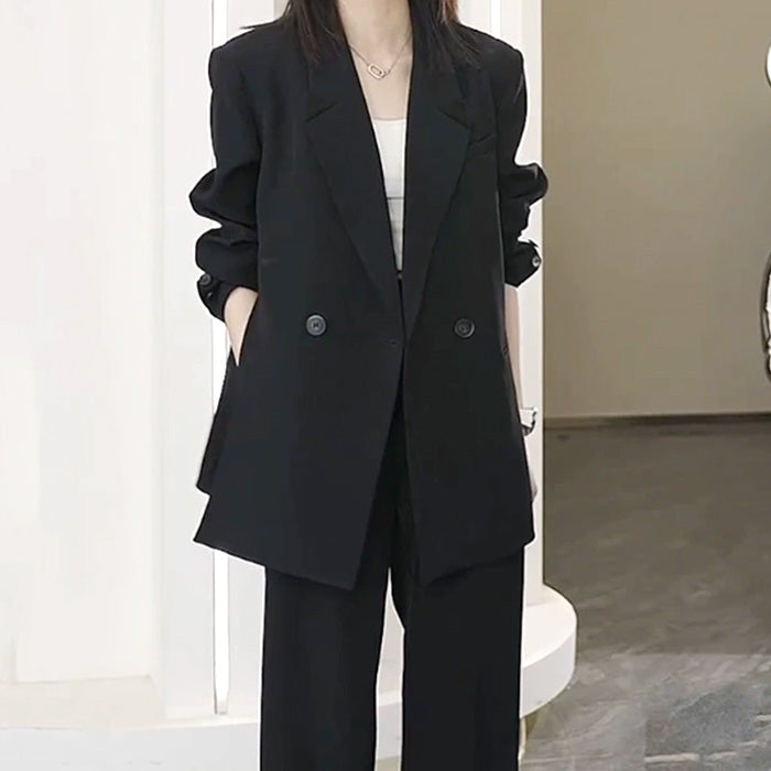 大きいサイズ レディース しなやか美人ライン・ダブルセットアップスーツ(L/LL/3L/4L/5L/6L)/オケージョン