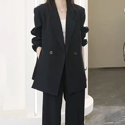 しなやか美人ライン・ダブルセットアップスーツ(L/LL/3L/4L/5L/6L)/オケージョン