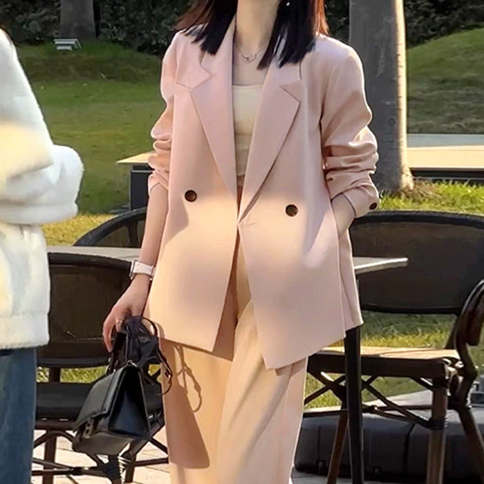 大きいサイズ レディース しなやか美人ライン・ダブルセットアップスーツ(L/LL/3L/4L/5L/6L)/オケージョン