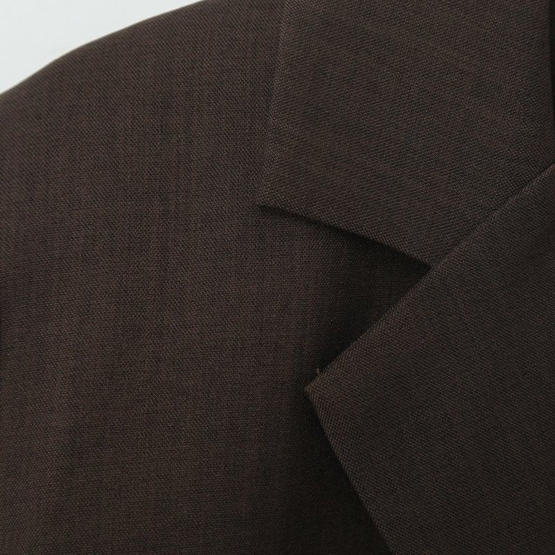 大きいサイズ レディース ショコラ・クラシックレイヤードジャケットワンピースセット(LL/3L/4L/5L/6L)