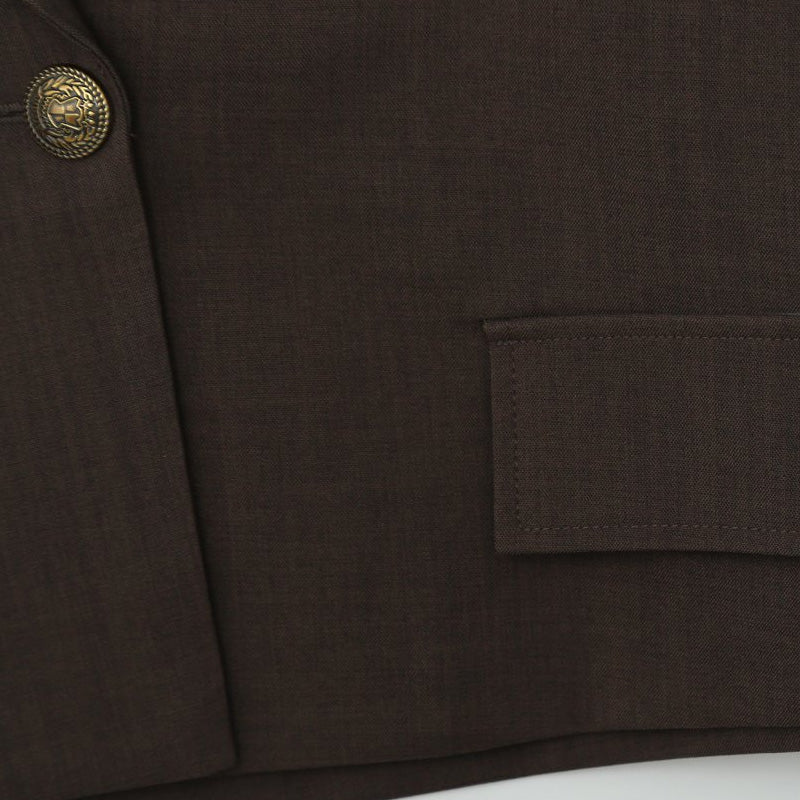 大きいサイズ レディース ショコラ・クラシックレイヤードジャケットワンピースセット(LL/3L/4L/5L/6L)