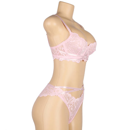 ローズミルク・レースドリームランジェリー下着セット(L/LL-3L/4L-5L)