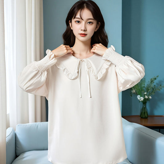 ブランムード・シフォンブラウス(3L/4L/5L/6L/7L)