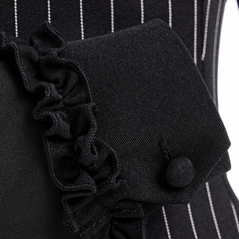 ブラックリリィ・クラシカルフリルセットアップ(LL/3L)