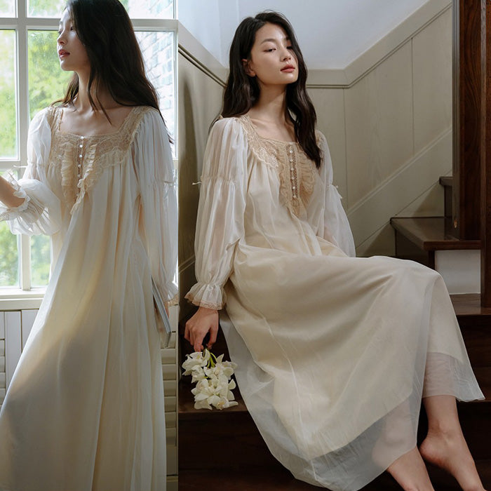 セレーヌ・ドリフトスリープナイトドレス(L/LL/3L/4L)