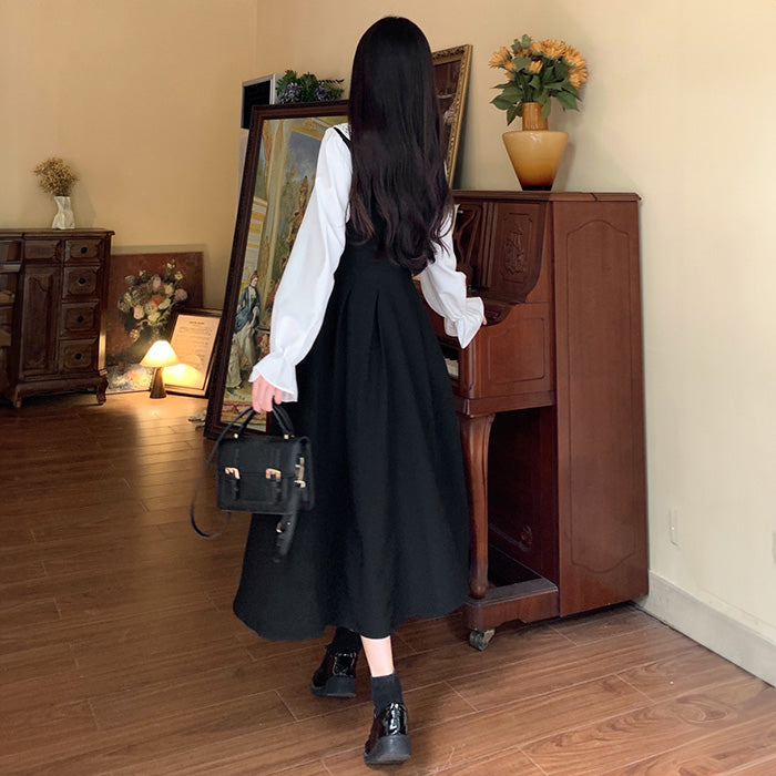 クラシカルレースときめきワンピース(L/LL/3L/4L/5L)