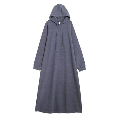 ソフトメルティ・フーディロング丈ワンピース(LL/3L/4L/5L/6L)