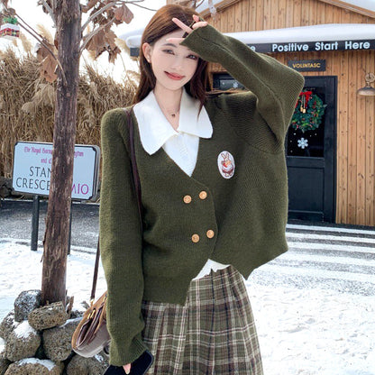 フォレストチェック・クラシカルガールセットアップ(L/LL/3L/4L/5L)