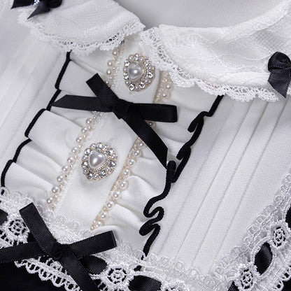 マシュマロピンク・ロリータツインリボンセットアップ(LL/3L)